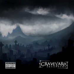 Graveyard Premade Black Metal Cover Art Design