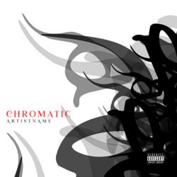 soundcloud cover art - for Alternative Rock, Ambient Music - style Abstract, Minimalist - in Red, Black Color