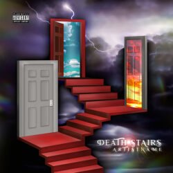 Death Metal Album Cover Art - for Hip-Hop, Alternative Rock Music - style Surrealist, Conceptual Art - in Red, Blue Color