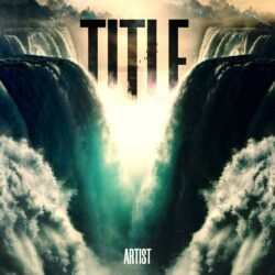 Water Falls Premade Album Cover Art Design