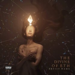 Crypto Album Cover - for Ambient, Dark Ambient Music - style Dark Fantasy, Surrealist - in Black, Brown Color