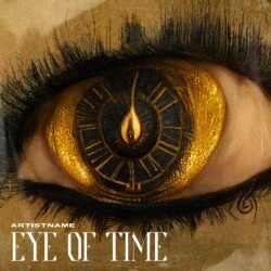 Golden Eye Of Time Premade Album Cover Art