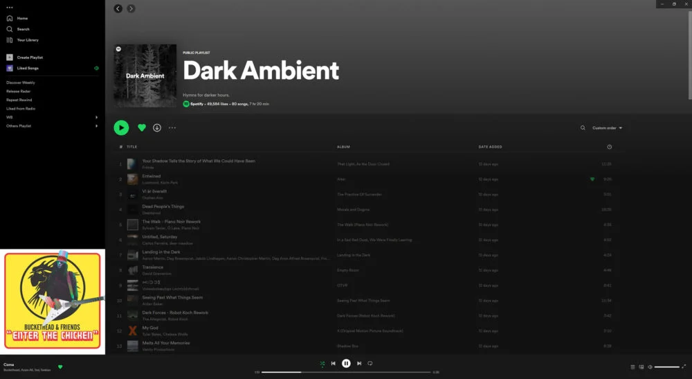 Spotify album cover art