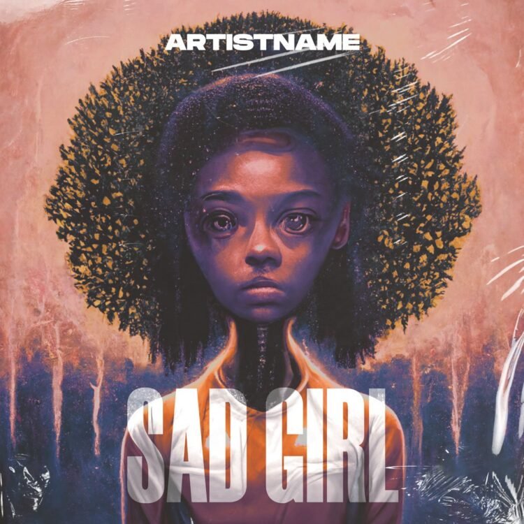 Sad Girl Premade Album Cover Art