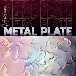 Metal Plate Album Cover Art
