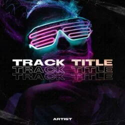 Neon Shades Premade Album Cover Art