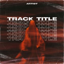 Ghastly Winds premade album cover art - for Alternative Metal, Black Metal Music - style Cinematic Style, Collage - in Red, Black Color