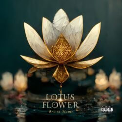 Lotus Flower Premade Album Cover Art