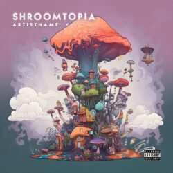 Shroomtopia Premade Album Cover Art