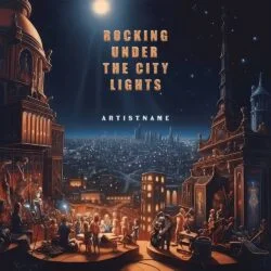 Vibrant Premade Album Cover Art