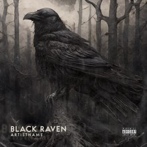 Black Raven Premade Album Cover Art