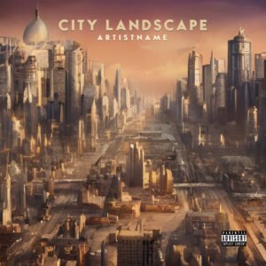 City Landscape Premade Album Cover Art