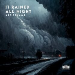 It Rained All Night Premade Album Cover Art