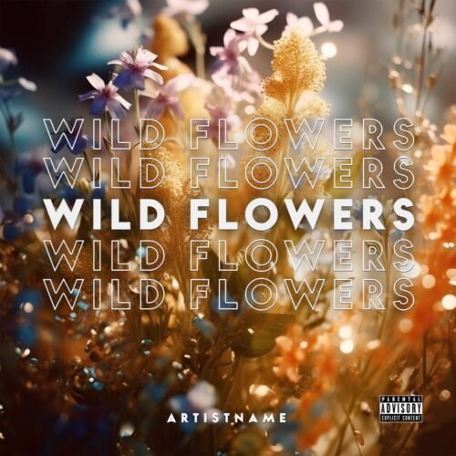 Wild Flowers Premade Album Cover Art • Buy Cover Artwork