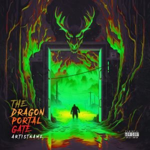 Dragon Portal Gate Premade Album Cover Art