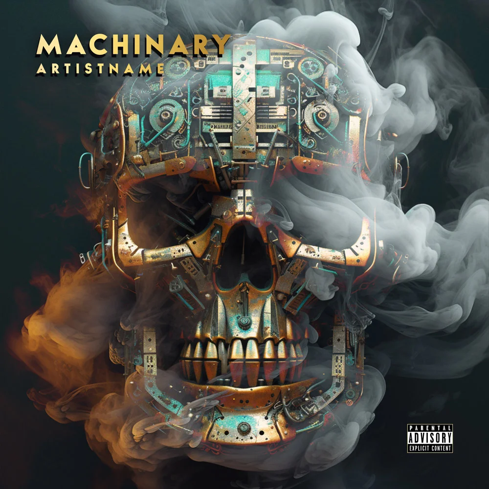 Machinery Premade Album Cover Art Machinery Premade Album Cover Art