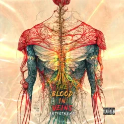 The Blood In Veins Premade Album Cover Art