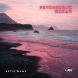 Psychedelic Ocean Premade Album Cover Art