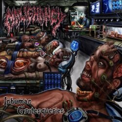 Malignancy, 'Inhuman Grotesqueries' (2007) Album Cover Artwork