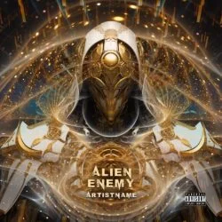 Alien Enemy Premade Album Cover Art