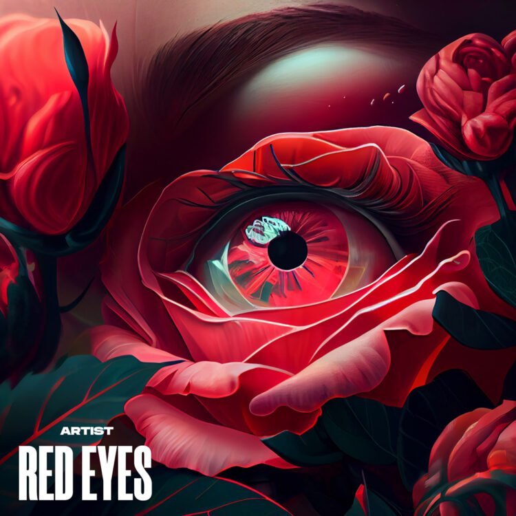 Red Eyes Premade Album Cover Art