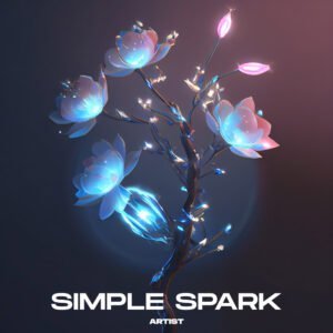 Simple Spark Premade Album Cover Art