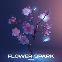 Flower Spark Exclusive Digital Artwork For Sale