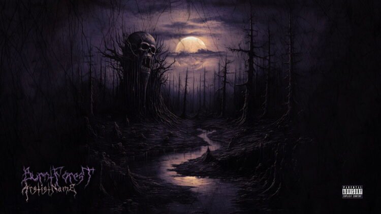 Burnt Forest Exclusive Premade Depressive Suicidal Black Metal Cover Art