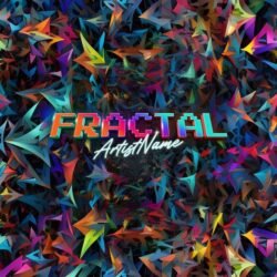 Fractal Trance Exclusive Premade Album Cover Artwork For Sale