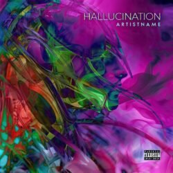 Hallucination Premade Psychedelic Cover Artwork For Sale