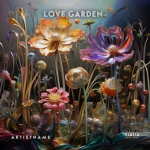 Love Garden Premade Pop Album Cover Artwork For Sale