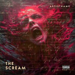 The Scream Exclusive Premade Metal Album Cover Artwork