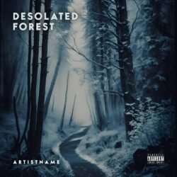 Desolated Forest Exclusive Premade Book Cover Artwork For Sale