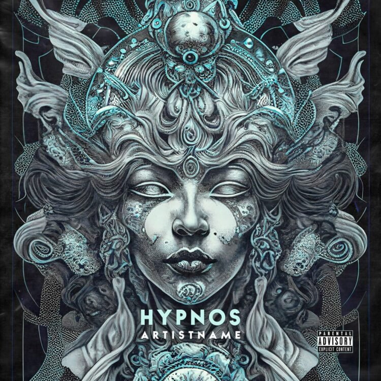 Hypnos Premade Psychedelic Trance Album Cover Art