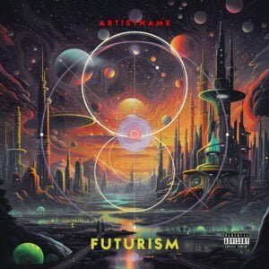 Premade Futurism Album Cover Art