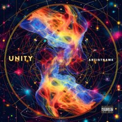 Unity Premade Psychedelic Spiritual Album Cover Art