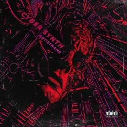 Cyber Synth premade horror synthwave album cover art design