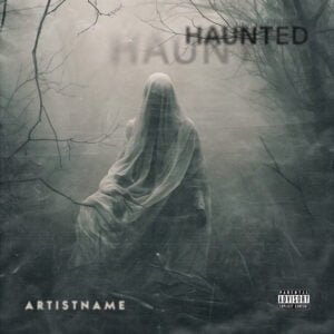 Haunted Premade Depressive Black Metal Album Cover Art