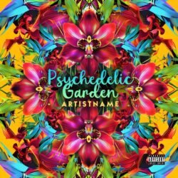 Psychedelic Garden Premade Psychedelic Funk Album Cover Art