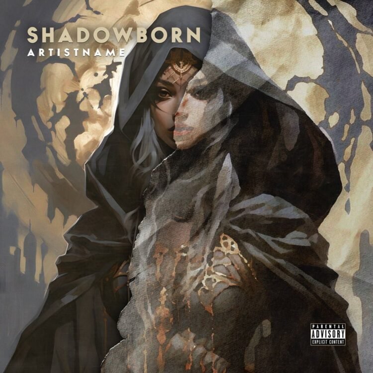 Shadowborn Premade Symphonic Metal Album Cover Art Design