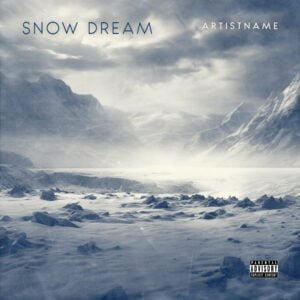 Snow Dream Premade Ambient Album Cover Art Design