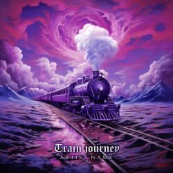 Train Journey Exclusive Acid Country Album Cover Art Design