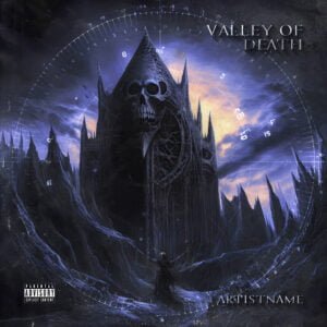 Valley Of Death Premade Power Metal Album Cover Art Design