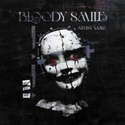 Bloody Smile Pre-Made Horror Album Cover Art Design
