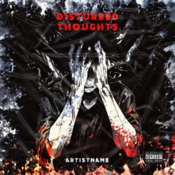Disturbed Thoughts Premade Alternative Emo Album Cover Art