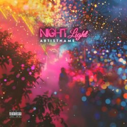 Night Light Premade Party Album Cover Art Design