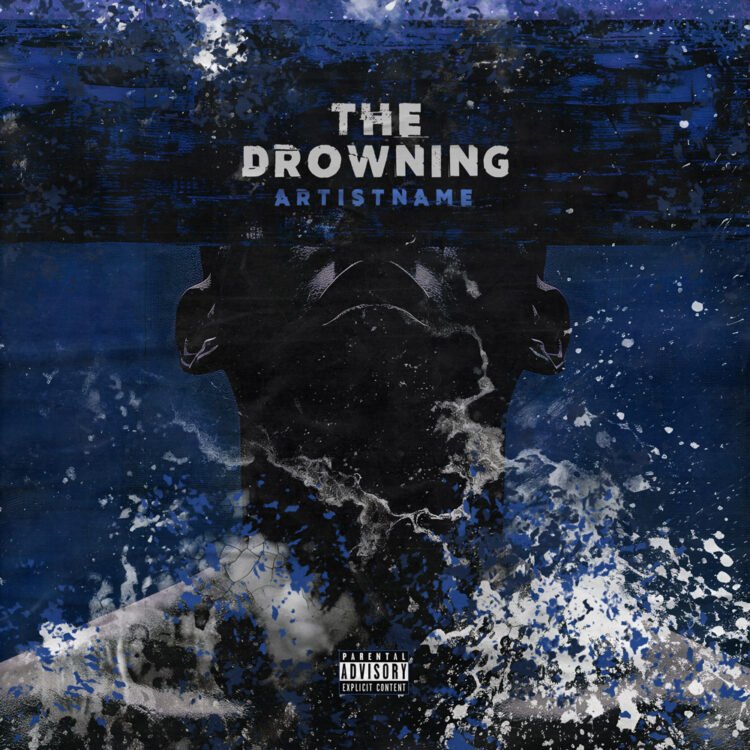 The Drowning Premade Groove Metal Album Cover Art Design