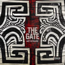 The Gate Premade Primitive Motif Album Cover Art Design