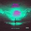 Acid Sunset Premade Glitchy Album Cover Art Design