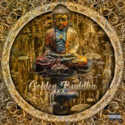 Golden Buddha Premade Folk Album Cover Art Design